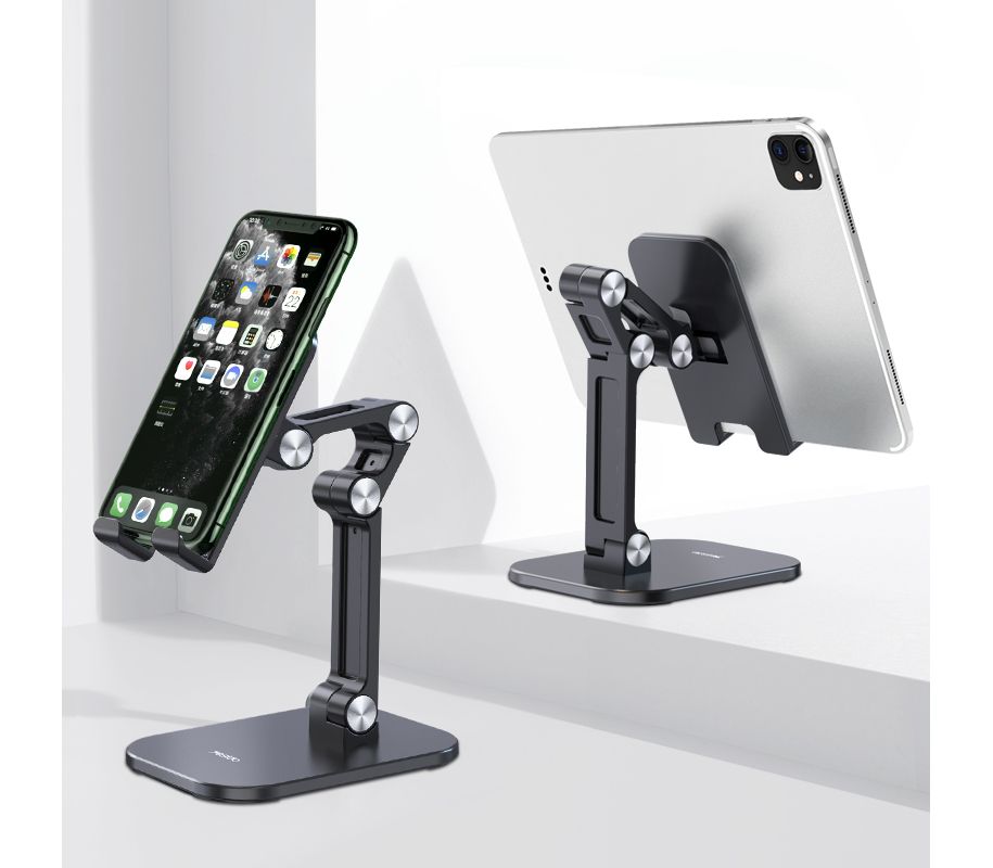 YESIDO C104 Folding Desktop Smartphone Tablet Stand Holder with Adjustable Angle Height YESIDO C104 Folding Desktop Smartphone Tablet Stand Holder with Adjustable Angle Height